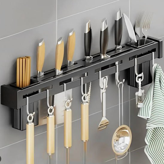 Porte couteaux mural - multifonctionnel ElegantChef