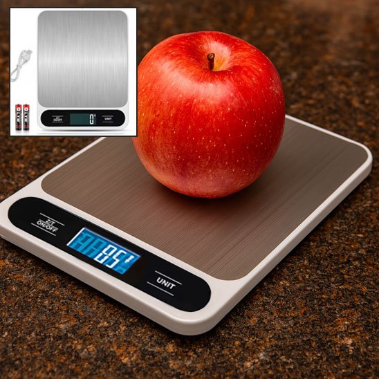 Balance cuisine électronique précise | ChefCuisine pese pomme