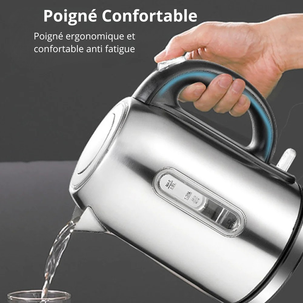 Bouilloire avec poigne confortable