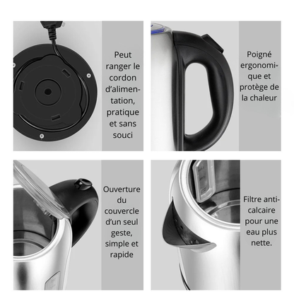 Bouilloire avec quatre avantages