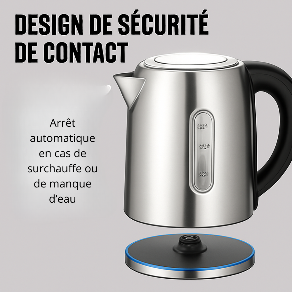 Bouilloire design sécuritaire
