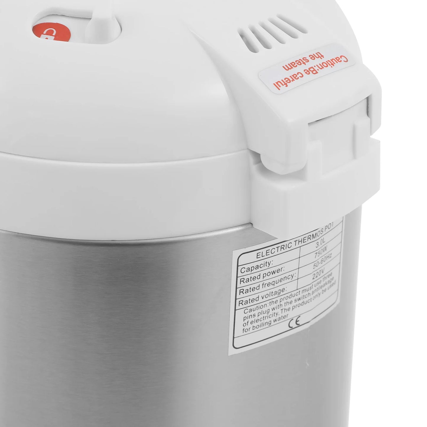 Bouilloire électrique 750w 3 litres vue solidité charnière