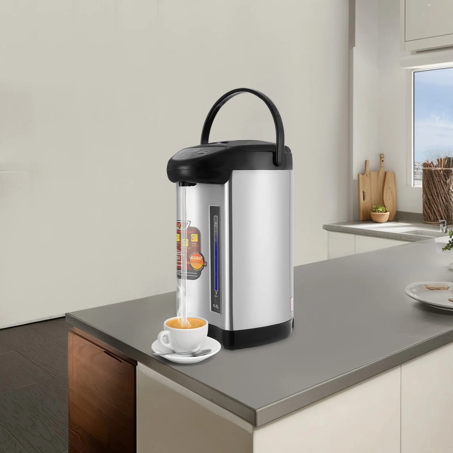 Bouilloire électrique 750w vue cote droit