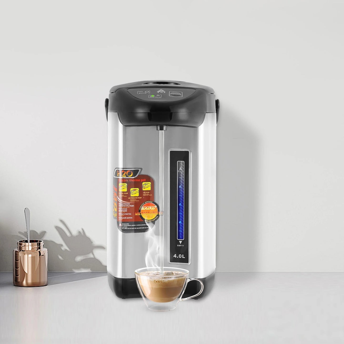 Bouilloire électrique 750w vue face