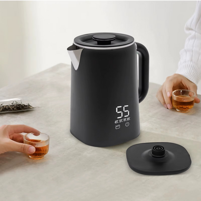 Bouilloire électrique noir dégustation deux