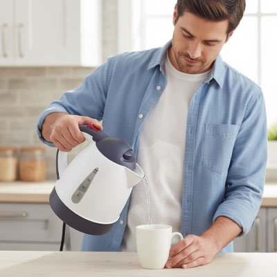 "Bouilloire mini compacte 12V pour voyage - vue principale