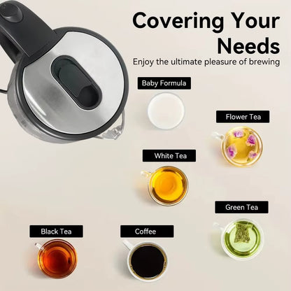 Bouilloire électrique en verre 1,8L 220V | BlueGlow