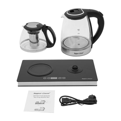 Bouilloire électrique et théière en verre 1500W | Premium