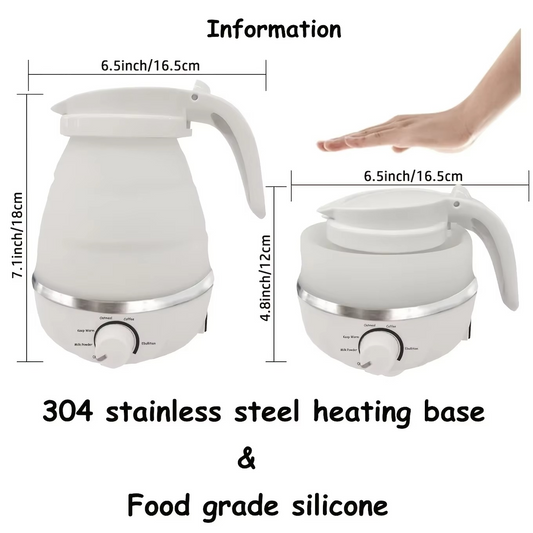 Bouilloire électrique pliable température réglable voyage | UltraCompact