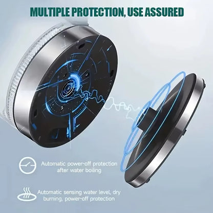 Bouilloire électrique en verre 1,8L 220V | BlueGlow