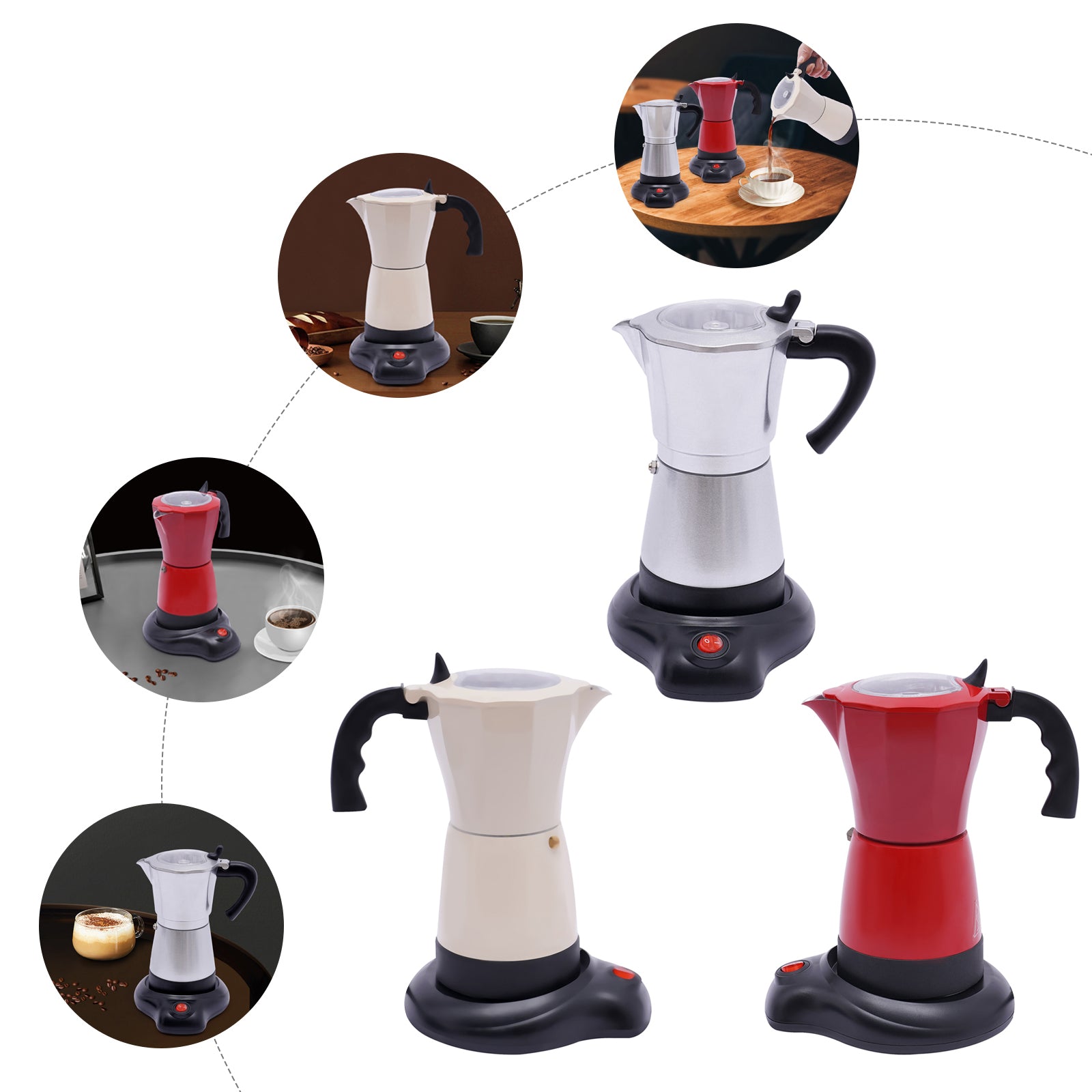 cafetiere italienne moka caroussel images