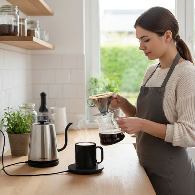 Chauffe tasse USB comptoir