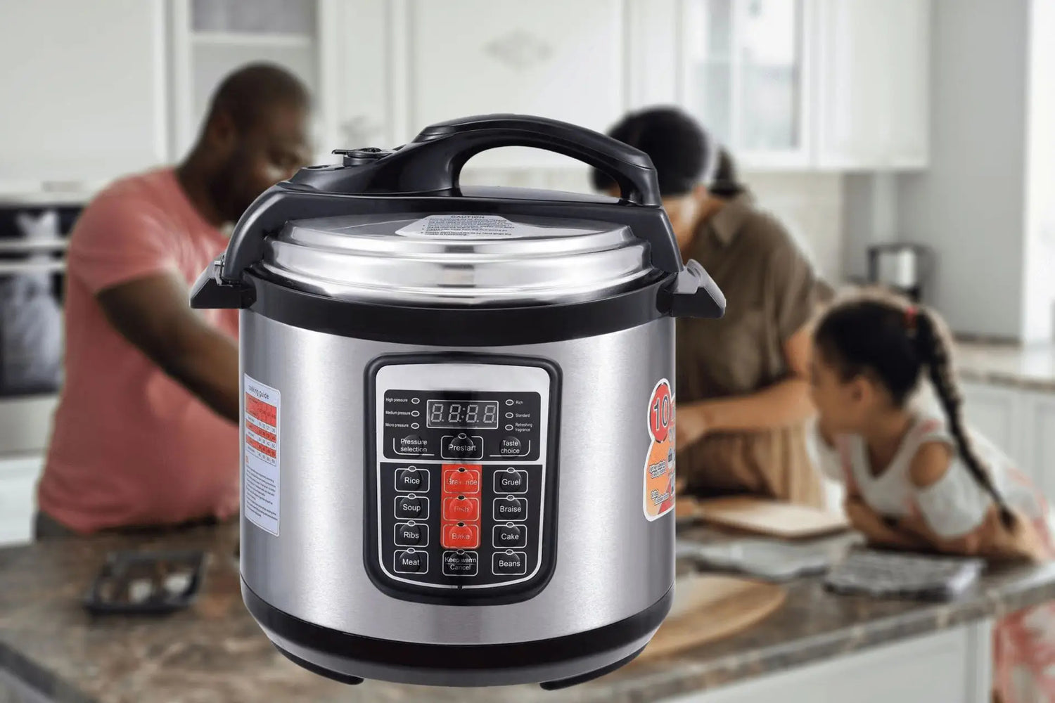 Cuiseur a riz repas en famille