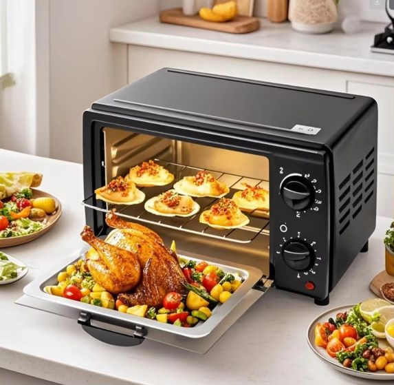 Four air chaud sur contoiurrésultat pour repas délicieux