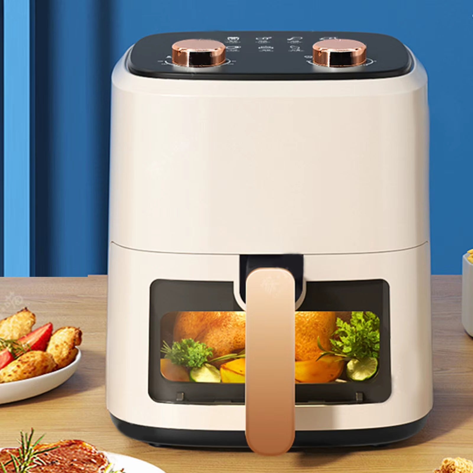 Friteuse air chaud cuisson poulet rôti cuisson