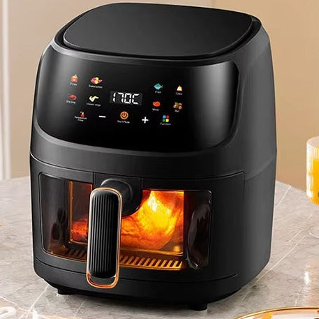 Friteuse air chaud vision tableau contrôle vitre état produit 