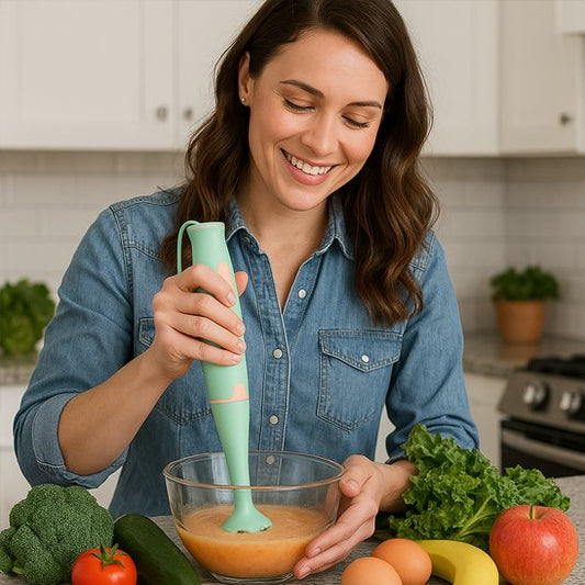 Mixeur plongeant six vitesses | KitchenPro broyer legume 