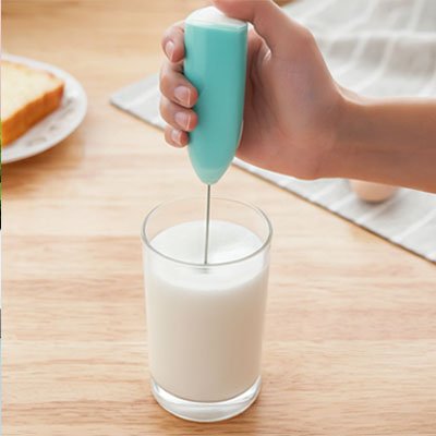Mousseur a lait bleu fonction mousse