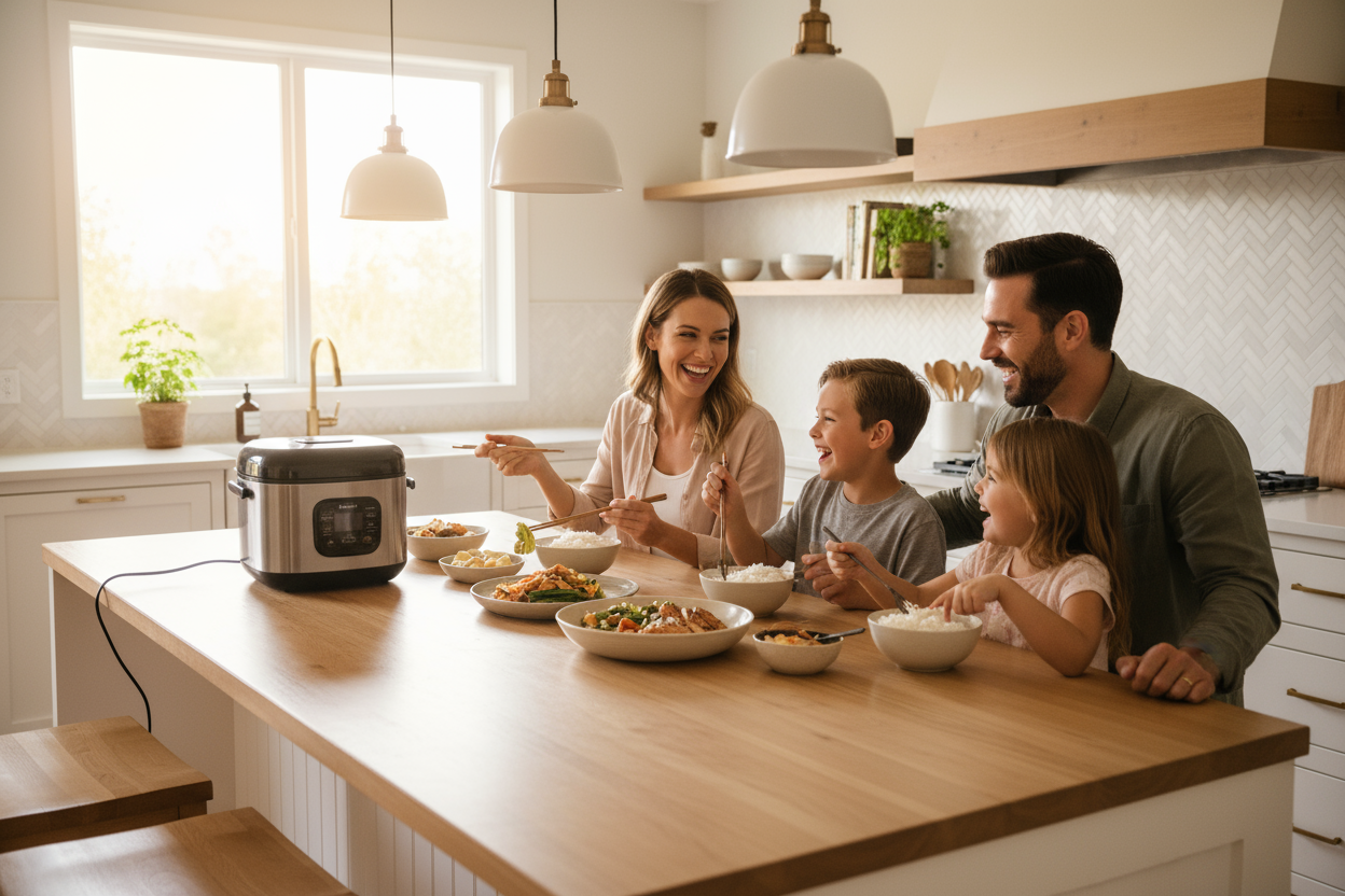 Photo produit professionnel du cuiseur à riz multifonction