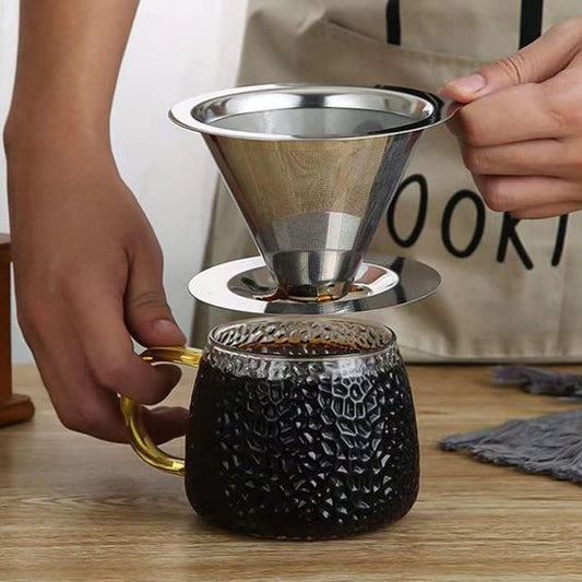 Porte filtre cafe fin infusion