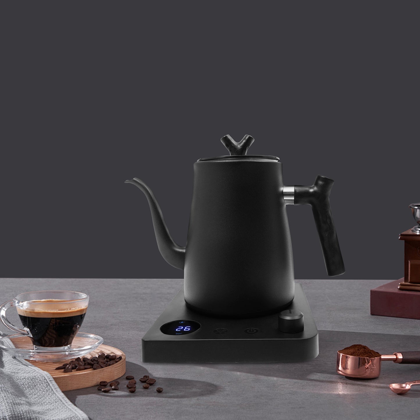 bouilloire intelligente colle de cygne