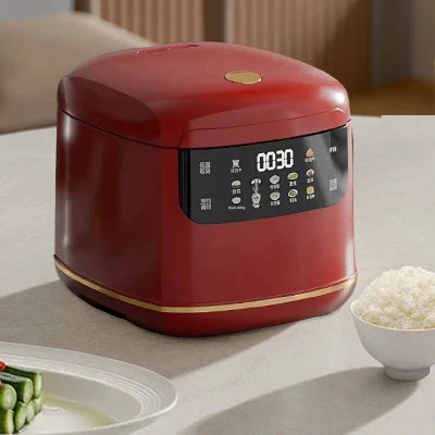 cuiseur riz rouge bol riz cuit