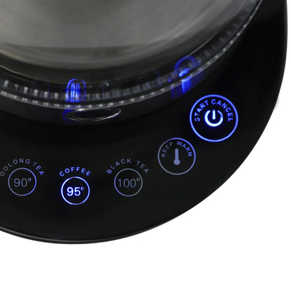 Ensemble bouilloire et théière contrôle chaleur 