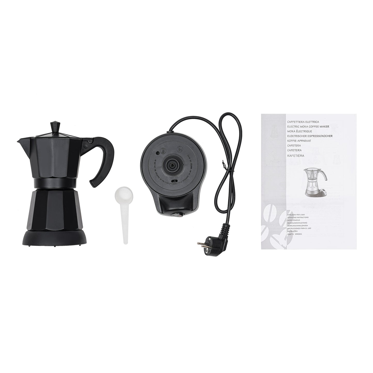 Cafetière italienne   |   Moka 300 ml  3 en 1 Semi-automatique
