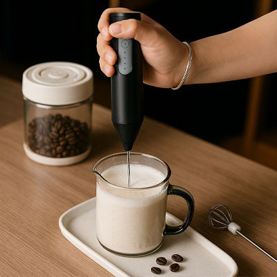 mousseur lait action