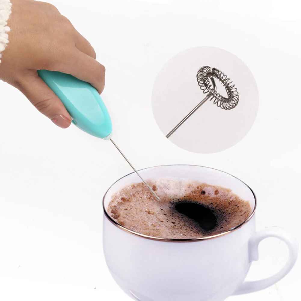 mousseur lait bleu utilisation