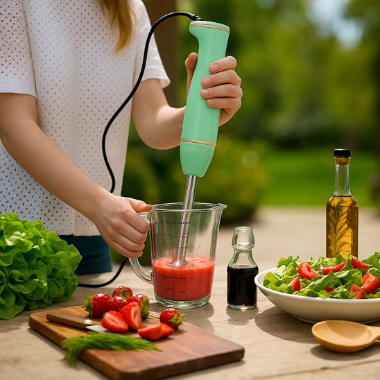 Mixeur plongeant | Ergonomix montage vinaigrette salade