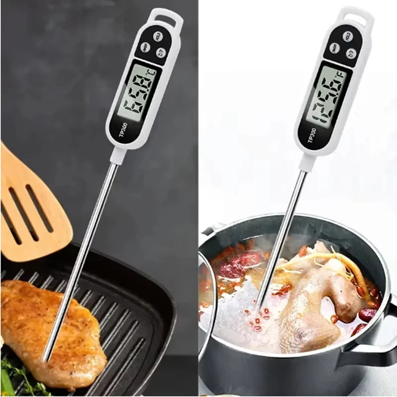 thermometre cuisson prise temperature viande preparation