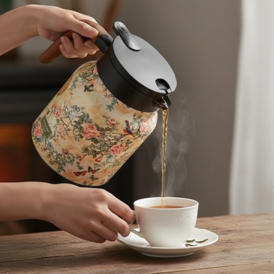 Théière avec infuseur 